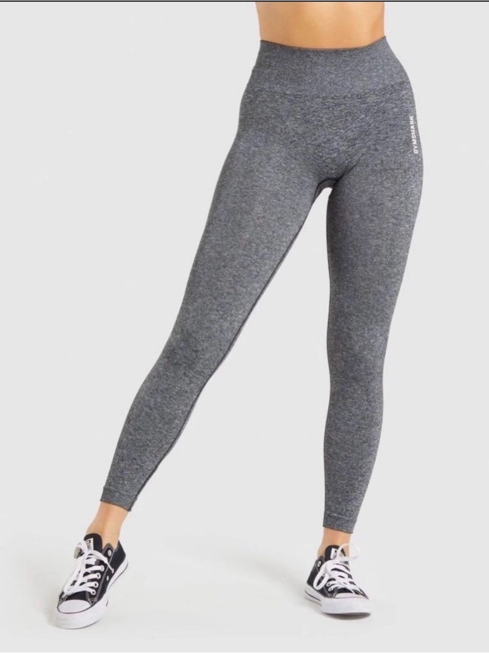 NEW! Gymshark Adapt Fit Charcoal Gray High Waist Leggings Size Medium